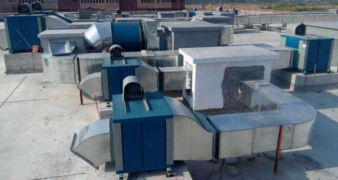 風(fēng)機安裝現(xiàn)場效果圖