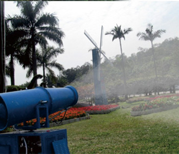 噴霧風(fēng)機(jī)公園降溫 噴霧風(fēng)機(jī)公園降溫